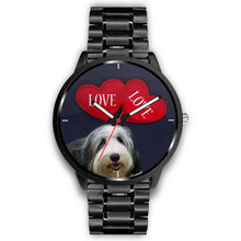 Load image into Gallery viewer, Cute Bearded Collie Love Print Wrist Watch-Free Shipping