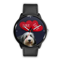 Load image into Gallery viewer, Cute Bearded Collie Love Print Wrist Watch-Free Shipping