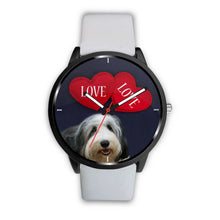Load image into Gallery viewer, Cute Bearded Collie Love Print Wrist Watch-Free Shipping