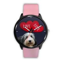 Load image into Gallery viewer, Cute Bearded Collie Love Print Wrist Watch-Free Shipping