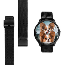 Load image into Gallery viewer, Cute Papillon Dog Print Wrist Watch - Free Shipping