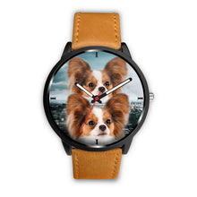 Load image into Gallery viewer, Cute Papillon Dog Print Wrist Watch - Free Shipping