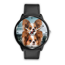 Load image into Gallery viewer, Cute Papillon Dog Print Wrist Watch - Free Shipping