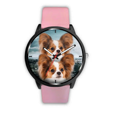 Load image into Gallery viewer, Cute Papillon Dog Print Wrist Watch - Free Shipping