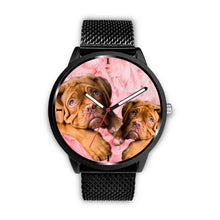 Load image into Gallery viewer, Cute Bordeaux Mastiff Print Wrist Watch - Free Shipping