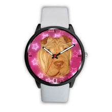Load image into Gallery viewer, Chinese Shar Pei Dog Print Wrist Watch - Free Shipping