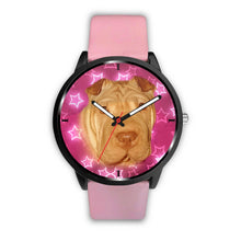 Load image into Gallery viewer, Chinese Shar Pei Dog Print Wrist Watch - Free Shipping