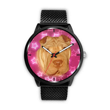Load image into Gallery viewer, Chinese Shar Pei Dog Print Wrist Watch - Free Shipping
