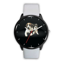 Load image into Gallery viewer, Cute English Foxhound with Puppy Print Wrist Watch-Free Shipping