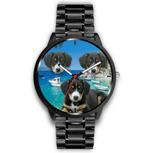 Load image into Gallery viewer, Cute Entlebucher Mountain Puppy Print Wrist Watch - Free Shipping