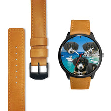 Load image into Gallery viewer, Cute Entlebucher Mountain Puppy Print Wrist Watch - Free Shipping