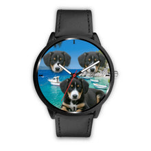 Load image into Gallery viewer, Cute Entlebucher Mountain Puppy Print Wrist Watch - Free Shipping