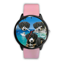 Load image into Gallery viewer, Cute Entlebucher Mountain Puppy Print Wrist Watch - Free Shipping