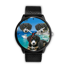 Load image into Gallery viewer, Cute Entlebucher Mountain Puppy Print Wrist Watch - Free Shipping