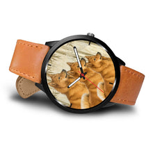 Load image into Gallery viewer, Cute Finnish Spitz Print Wrist Watch - Free Shipping
