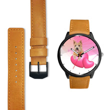 Load image into Gallery viewer, Cute Norwich Terrier with Love Print Wrist Watch-Free Shipping