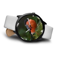 Load image into Gallery viewer, Bullfinch Bird Print Wrist Watch - Free Shipping