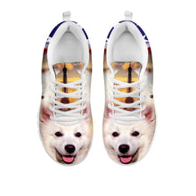 Load image into Gallery viewer, Cute American Eskimo Print Running Shoes For Women- Free Shipping-For 24 Hours Only