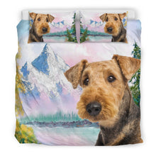 Load image into Gallery viewer, Cute Airedale Terrier Print Bedding Set- Free Shipping