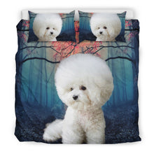 Load image into Gallery viewer, Cute Bichon Frise Print Bedding Set- Free Shipping