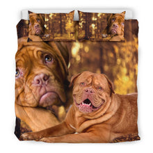 Load image into Gallery viewer, Cute Bordeaux Mastiff Print Bedding Set- Free Shipping