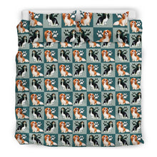 Load image into Gallery viewer, Cavalier King Charles Spaniel Pattern Print Bedding Set-Free Shipping