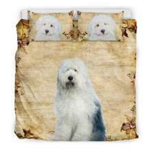 Load image into Gallery viewer, Cute Old English Sheepdog Print Bedding Set- Free Shipping