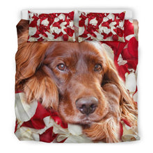Load image into Gallery viewer, Cute Irish Setter Dog Print Bedding Set- free Shipping