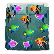 Load image into Gallery viewer, Colorful AngelFish Print Bedding Set-Free Shipping