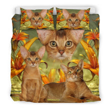 Load image into Gallery viewer, Cute Abyssinian Cat Print Bedding Set- Free Shipping