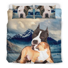 Load image into Gallery viewer, Cute Pit Bull Terrier Dog Print Bedding Set- Free Shipping