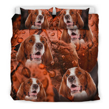 Load image into Gallery viewer, Cute Irish Red and White Setter Print Bedding Set- Free Shipping