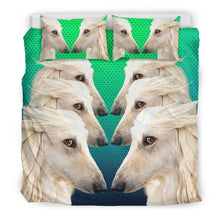 Load image into Gallery viewer, Afghan Hound Dog Art Print Bedding Set-Free Shipping