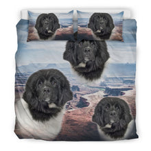 Load image into Gallery viewer, Cute Newfoundland Dog Print Bedding Set- Free Shipping