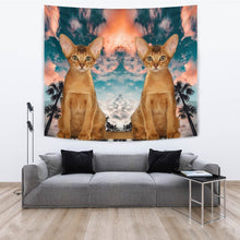 Load image into Gallery viewer, Cute Abyssinian Cat Print Tapestry-Free Shipping