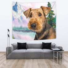 Load image into Gallery viewer, Cute Airedale Terrier Print Tapestry-Free Shipping