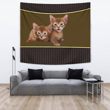 Load image into Gallery viewer, Abyssinian cat Print Tapestry-Free Shipping