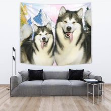 Load image into Gallery viewer, Cute Alaskan Malamute Print Tapestry-Free Shipping