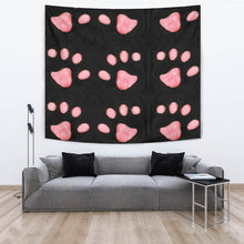 Load image into Gallery viewer, Cat Paws Print Tapestry-Free Shipping