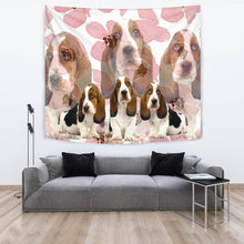 Load image into Gallery viewer, Cute Basset Hound Print Tapestry-Free Shipping
