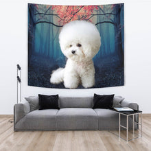 Load image into Gallery viewer, Cute Bichon Frise Print Tapestry-Free Shipping