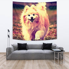 Load image into Gallery viewer, Cute Pomeranian Dog Cartoon Art Print Tapestry-Free Shipping