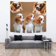 Load image into Gallery viewer, Cute Cavalier King Charles Spaniel Print Tapestry-Free Shipping