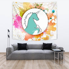 Load image into Gallery viewer, Colorful Unicorn Print Tapestry-Free Shipping