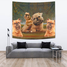 Load image into Gallery viewer, Brussels Griffon Print Tapestry-Free Shipping