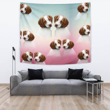 Load image into Gallery viewer, Brittany dog Print Tapestry-Free Shipping