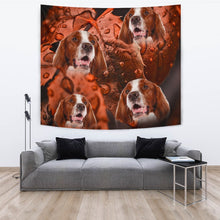 Load image into Gallery viewer, Cute Irish Red and White Setter Print Tapestry-Free Shipping