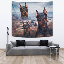 Load image into Gallery viewer, Cute Miniature Pinscher Print Tapestry-Free Shipping