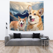 Load image into Gallery viewer, Cute Pembroke Welsh Corgi Print Tapestry-Free Shipping