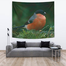 Load image into Gallery viewer, Bullfinch Bird Print Tapestry-Free Shipping